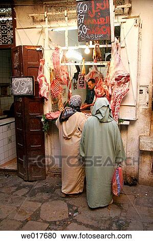 Women shopping in the medina of Fes. Morocco View Large Photo Image Stock Image - Women shopping in the medina of Fes. Morocco. Fotosearch