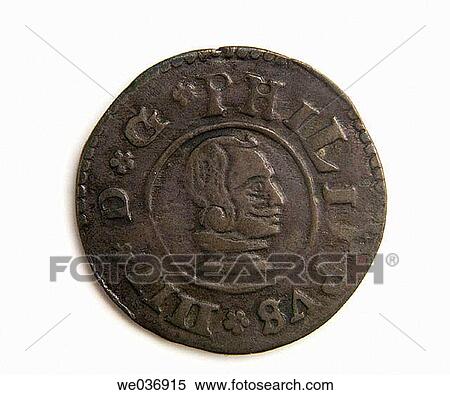 16 maraved's coin with portrait of Philip IV King of Spain 1621-65 and until 1640, king of Portugal View Large Photo Image Stock Photography - 16 maraved's coin with portrait of Philip IV King of Spain 1621-65 and until 1640, king of Portugal. Fotosearch