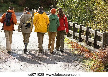 Stock Photo - 30's, back view, 20's. Fotosearch