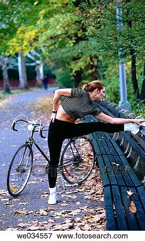 30's, bicycle, bench, 20's View Large Photo Image Stock Photo - 30's, bicycle, bench, 20's. Fotosearch