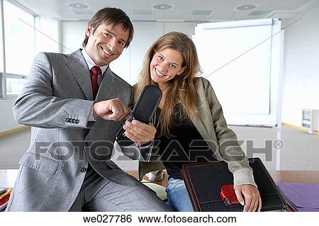 Stock Photograph - 30's, businessman, business, agenda, 20's. Fotosearch