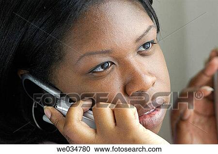 30's, calling, black, African-American, 20 View Large Photo Image Stock Image - 30's, calling, black, African-American, 20. Fotosearch