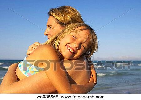 affection, bond, beach, 30's View Large Photo Image Stock Photo - affection, bond, beach, 30's. Fotosearch