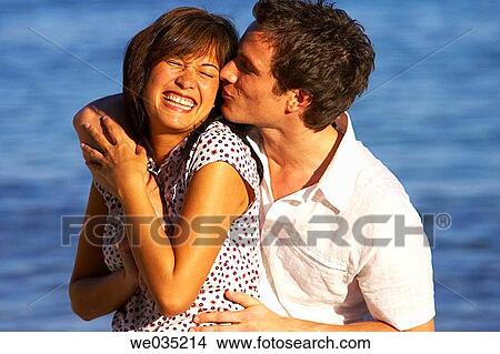 affection, bond, beach, amusement, 30's View Large Photo Image Picture - affection, bond, beach, amusement, 30's. Fotosearch
