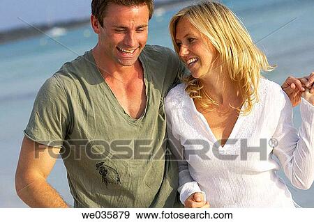 affection, bonding, bond, beach, 30's View Large Photo Image Stock Photo - affection, bonding, bond, beach, 30's. Fotosearch