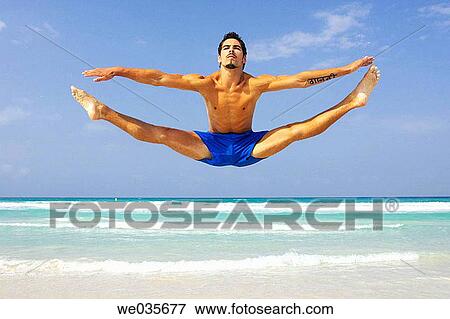 agility, beach, bathing-suit, Arms open, agile View Large Photo Image Stock Photo - agility, beach, bathing-suit, Arms open, agile. Fotosearch