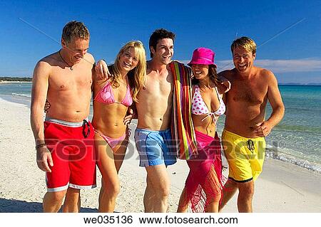 amusement, beach, bathing-suit, 30's View Large Photo Image Stock Photograph - amusement, beach, bathing-suit, 30's. Fotosearch