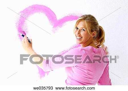 amusing, brush, blond, 30's View Large Photo Image Stock Image - amusing, brush, blond, 30's. Fotosearch