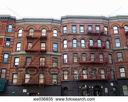 Apartment building in Manhattan View Large Photo Image Stock Photography - Apartment building in Manhattan. Fotosearch