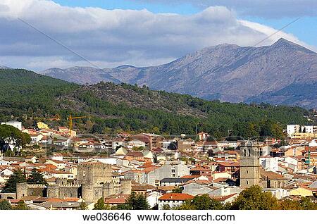 Stock Photograph - Arenas de San Pedro.? vila province, Castilla-Le? n, Spain. Fotosearch