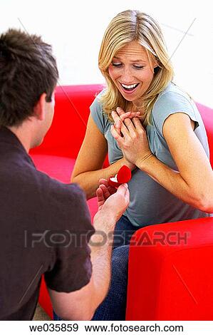 Stock Photo - at-home, 30's. Fotosearch