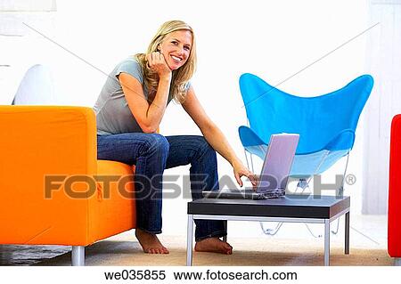 at-home, blond, 30's View Large Photo Image Stock Photography - at-home, blond, 30's. Fotosearch