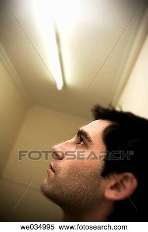 Stock Photography - attentive, Close-up, ceiling, attention. Fotosearch