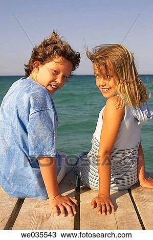 back view, beach, boy, brother, child View Large Photo Image Stock Image - back view, beach, boy, brother, child. Fotosearch