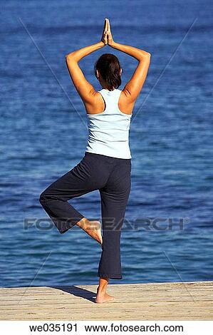 back view, contemporary, balance, Arms raised View Large Photo Image Stock Image - back view, contemporary, balance, Arms raised. Fotosearch