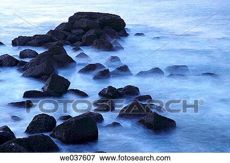 Stock Photo - background, coast, coastal, day. Fotosearch