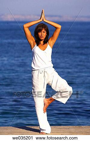 balance, brunette, Arms raised View Large Photo Image Stock Image - balance, brunette, Arms raised. Fotosearch