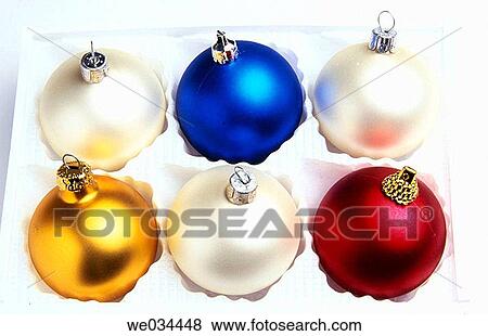 Stock Photo - ball, bauble, Christmas, Christmas decoration. Fotosearch