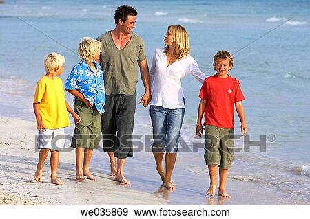 barefoot, beach, boy, brother, calm View Large Photo Image Stock Photo - barefoot, beach, boy, brother, calm. Fotosearch