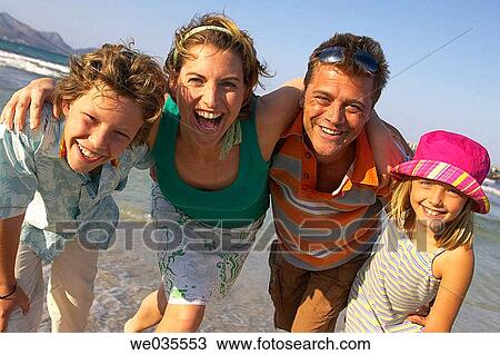 Stock Image - beach, brother, boy, amusement. Fotosearch