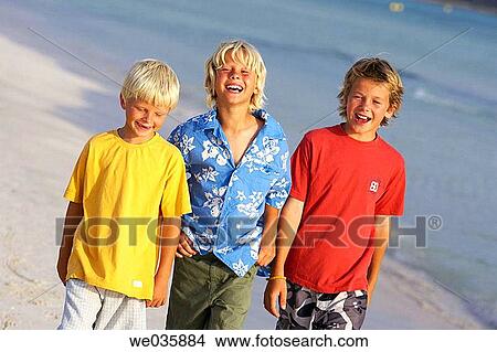 beach, calm, brother, boy, amusement View Large Photo Image Picture - beach, calm, brother, boy, amusement. Fotosearch