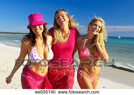 Stock Image - beach, carefree, amusement. Fotosearch