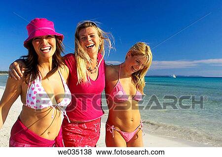 Stock Photo - beach, carefree, amusement. Fotosearch