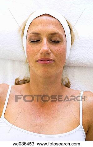 beauty, Beauty Care, blond, chilling out View Large Photo Image Stock Image - beauty, Beauty Care, blond, chilling out. Fotosearch