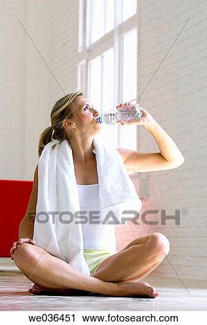 blond, break-time, break, at-home View Large Photo Image Stock Image - blond, break-time, break, at-home. Fotosearch