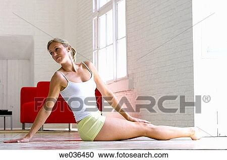 blond, concentrate, at-home View Large Photo Image Stock Image - blond, concentrate, at-home. Fotosearch
