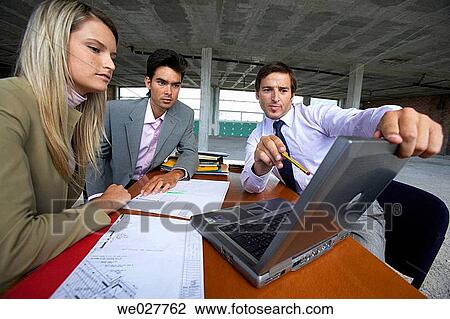 blueprint, businesspeople, businessman, business, 30's View Large Photo Image Stock Image - blueprint, businesspeople, businessman, business, 30's. Fotosearch