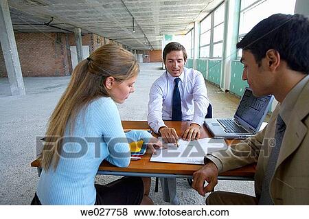 blueprint, businesspeople, businessman, business, 30's View Large Photo Image Stock Photo - blueprint, businesspeople, businessman, business, 30's. Fotosearch