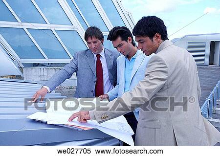 blueprint, businesspeople, businessman, business, architect View Large Photo Image Stock Photography - blueprint, businesspeople, businessman, business, architect. Fotosearch