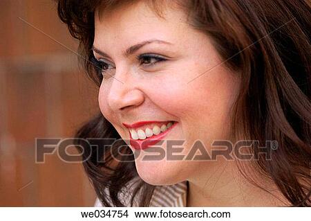 brunette, Close-up, contemporary View Large Photo Image Picture - brunette, Close-up, contemporary. Fotosearch