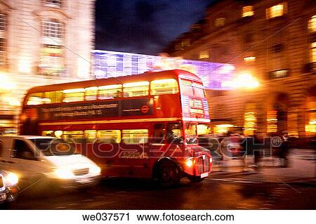 Bus in Piccadilly. London. England. UK View Large Photo Image Stock Image - Bus in Piccadilly. London. England. UK. Fotosearch