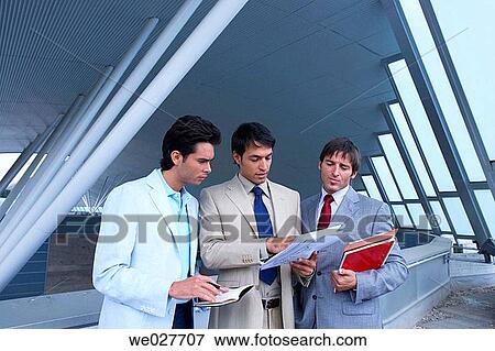 Stock Photo - business, businessman, businesspeople, colleague. Fotosearch