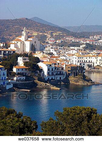 Cadaqu? s. Costa Brava, Girona province, Catalonia, Spain View Large Photo Image Stock Photo - Cadaqu? s. Costa Brava, Girona province, Catalonia, Spain. Fotosearch