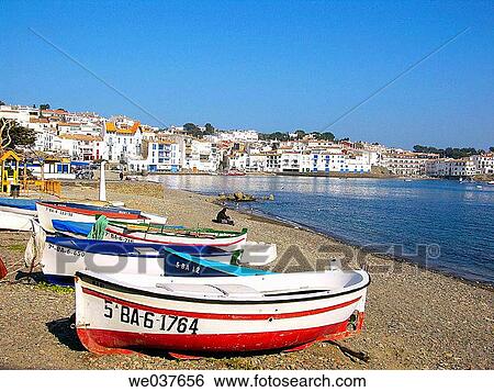 Cadaqu? s. Costa Brava, Girona province, Catalonia, Spain View Large Photo Image Stock Photograph - Cadaqu? s. Costa Brava, Girona province, Catalonia, Spain. Fotosearch