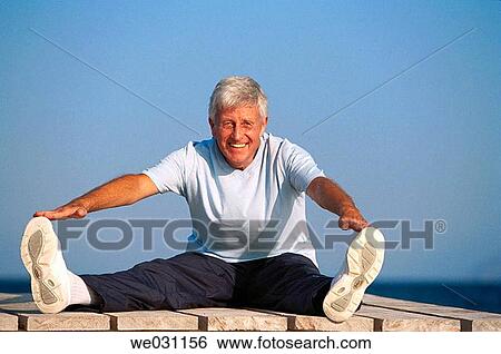 Stock Photograph - calisthenics, contemporary, content, contentment. Fotosearch
