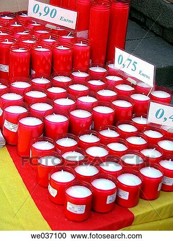 Candles for sale at fair. Fira de Santa Ll·cia, Barcelona, Catalonia, Spain View Large Photo Image Stock Image - Candles for sale at fair. Fira de Santa Ll·cia, Barcelona, Catalonia, Spain. Fotosearch