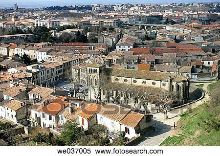 Stock Photography - Carcassonne. Aude, Languedoc-Roussillon, France. Fotosearch