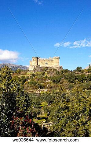 Castle, Mombeltrßn.? vila province, Castilla-Le? n, Spain View Large Photo Image Picture - Castle, Mombeltrßn.? vila province, Castilla-Le? n, Spain. Fotosearch