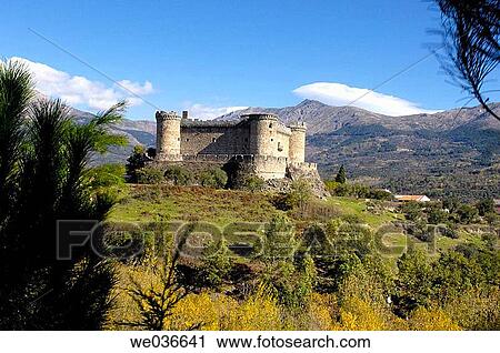 Castle, Mombeltrßn.? vila province, Castilla-Le? n, Spain View Large Photo Image Stock Image - Castle, Mombeltrßn.? vila province, Castilla-Le? n, Spain. Fotosearch