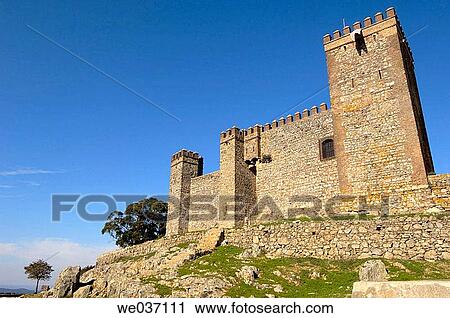 Castle of Cortegana (13th century). Huelva province, Andalusia, Spain View Large Photo Image Stock Image - Castle of Cortegana (13th century). Huelva province, Andalusia, Spain. Fotosearch