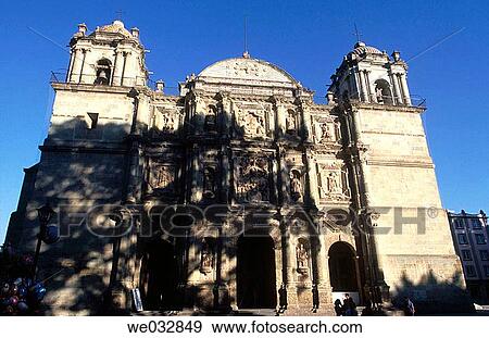 Cathedral, Oaxaca. Mexico View Large Photo Image Stock Photo - Cathedral, Oaxaca. Mexico. Fotosearch
