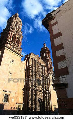 Cathedral, Zacatecas. Mexico View Large Photo Image Stock Photo - Cathedral, Zacatecas. Mexico. Fotosearch