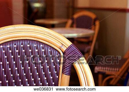 Chairs at an outdoor cafe in New York View Large Photo Image Stock Image - Chairs at an outdoor cafe in New York. Fotosearch