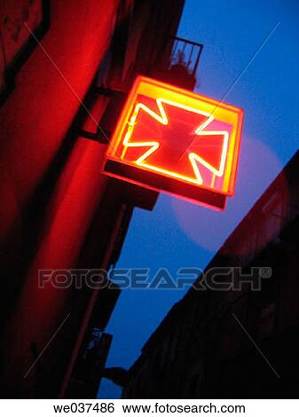 Chemist's shop, city, concept, cross, detail View Large Photo Image Stock Photograph - Chemist's shop, city, concept, cross, detail. Fotosearch
