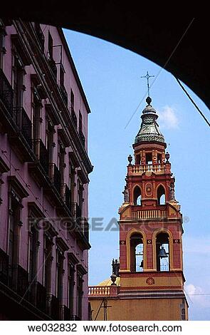 Church, Celaya. Guanajuato, Mexico View Large Photo Image Stock Image - Church, Celaya. Guanajuato, Mexico. Fotosearch