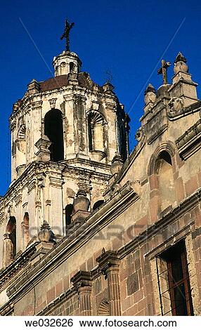 Stock Photograph - Church, Coyoacßn. Mexico D. F., Mexico. Fotosearch